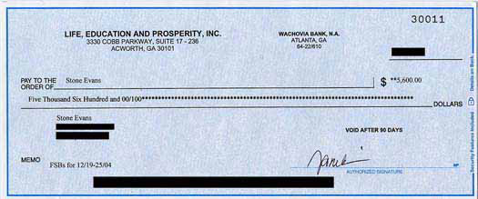 You can earn fast start bonus checks like this every week!